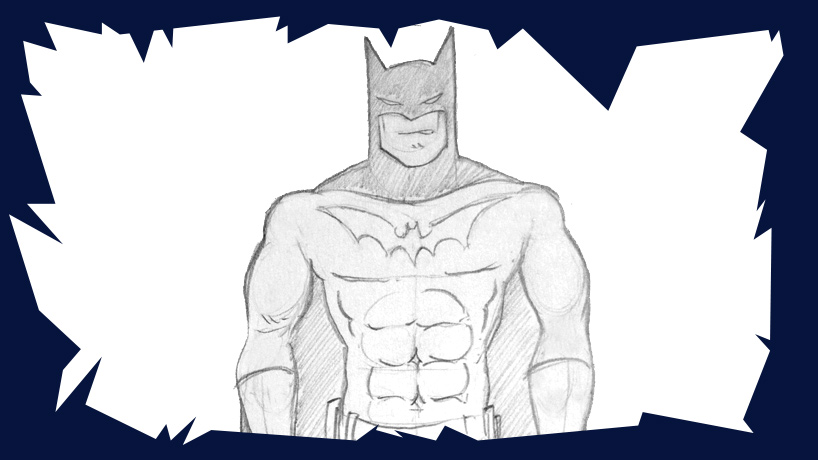 Voici un cours de dessin pour vous montrer comment dessiner batman le célèbre super-héros