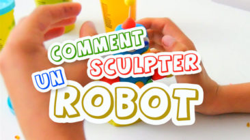 Voici une activité pour enfant très amusante. Nous allons faire une sculpture de robot en pâte à modeler assez original et facile